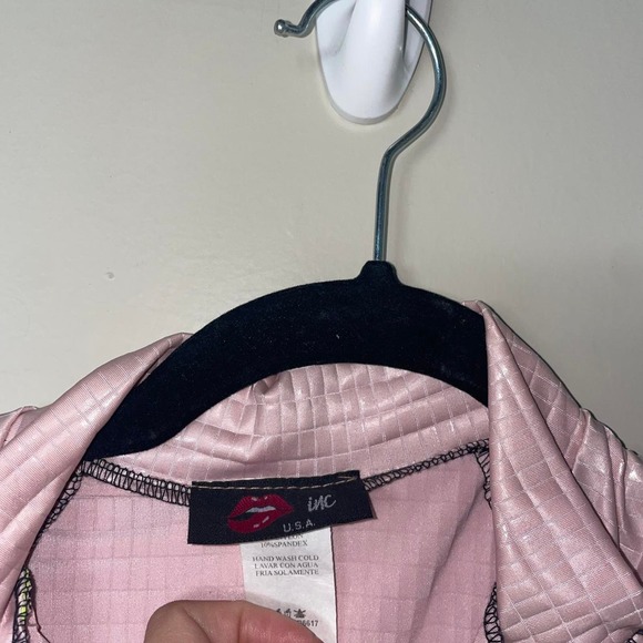 Light pink zip up jumpsuit - Picture 3 of 3